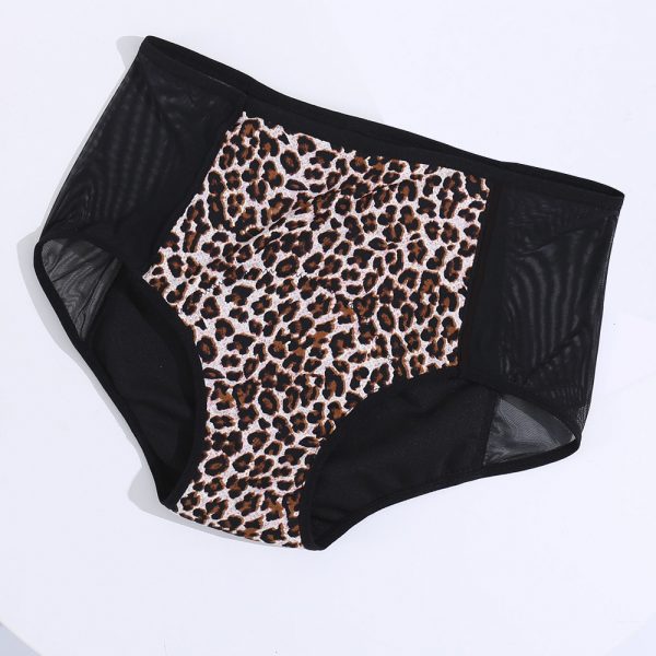 LEOPARD PRINT PERIOD WEAR HIGH WAIST