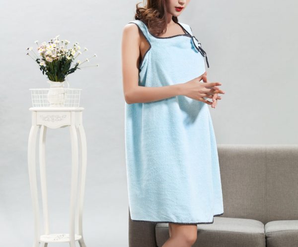 Bath towel online wearable